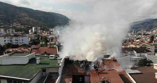 Tokat’ta korkutan yangın