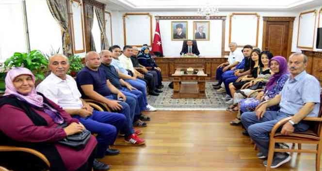 Vali Buhara, gurbetçi vatandaşları ağırladı