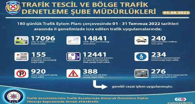 Bitlis Emniyet Müdürlüğünden trafik uygulamaları