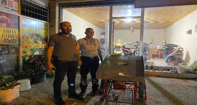 Biber çekme makinesi çalan zanlı tutuklandı