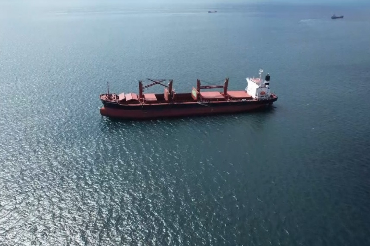 Odesa'dan hareket eden 33 bin ton mısır yüklü gemi İstanbul'a ulaştı