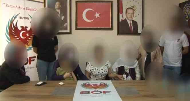 İkna Yoluyla teslim Olan terörist Batman’da ailesiyle buluşturuldu