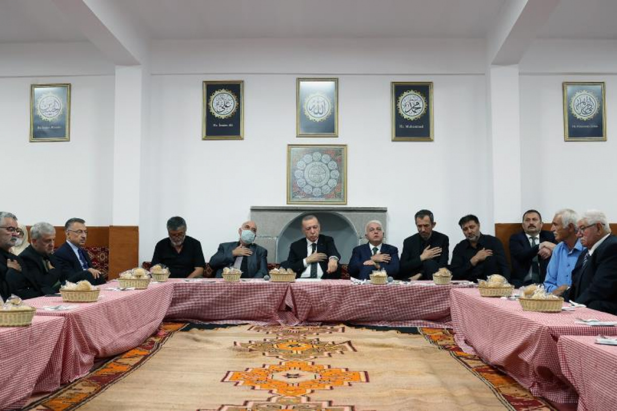 Cumhurbaşkanı Erdoğan Muharrem ayı iftarında konuştu