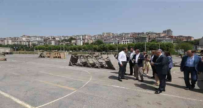 Eyüpsultan Belediyesi, Alibeyköy’de kapalı pazar yeri için düzenleme çalışmalarına başladı