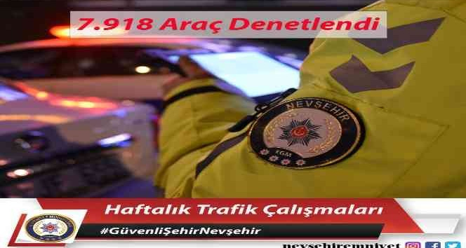 Nevşehir’de trafik denetimleri devam ediyor