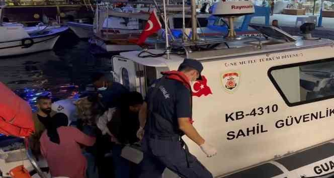 Yunanistan’ın ölüme ittiği 130 göçmen Sahil Güvenlik ekiplerince kurtarıldı