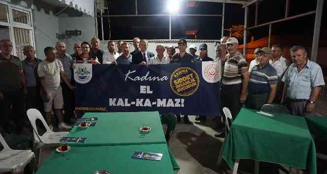 Köylü erkeklere, kadına yönelik şiddetle mücadele eğitimi