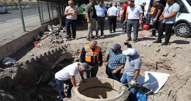 Yenişehir ilçesinde Aziziye Deresi altyapı çalışmalarında sona yaklaşıldı