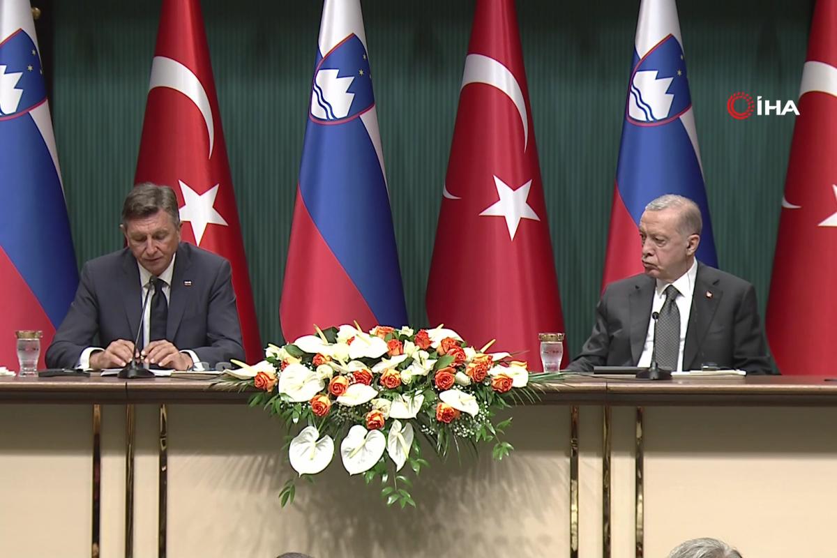 Cumhurbaşkanı Erdoğan’dan Slovenya ile savunma sanayinde iş birliği mesajı