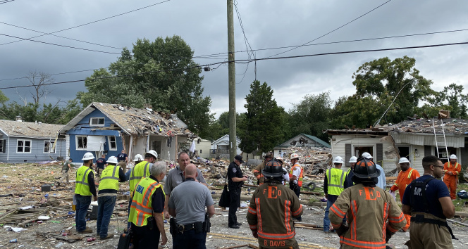 ABDde şiddetli patlama: 3 kişi öldü, 39 ev hasar gördü