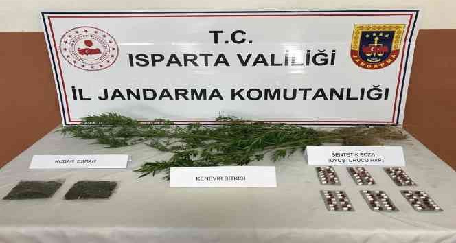 Isparta’da uyuşturucu operasyonu: 1 gözaltı