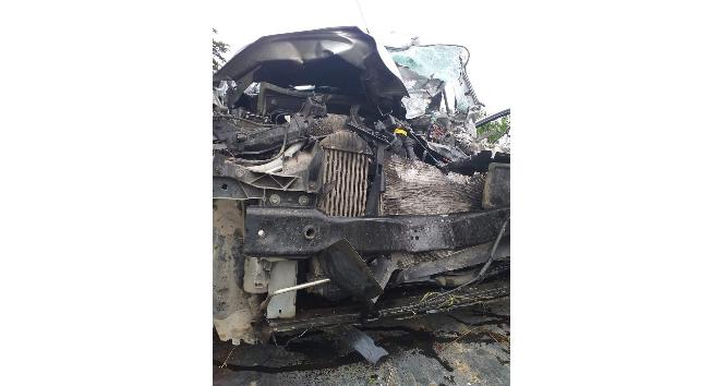 Giresun’da trafik kazası: 1 ölü, 4 yaralı