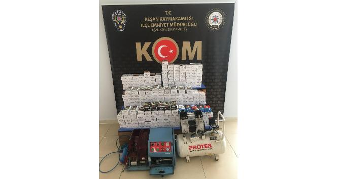 On binlerce makaron yakalandı