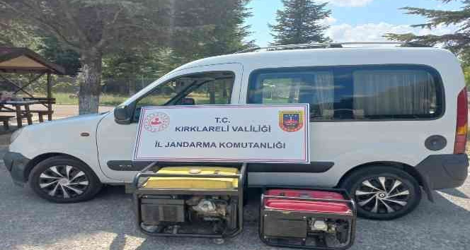 Jeneratör hırsızları 600 saatlik kamera kaydı izlenerek yakalandı