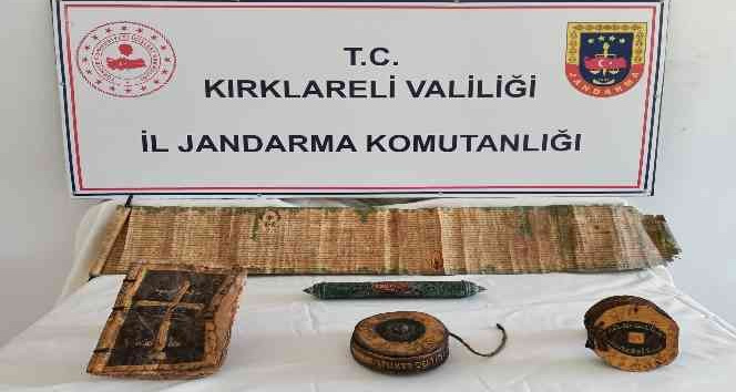 Kırklareli’de Hristiyanlığın erken dönemine ait İncil ve Tevrat bulundu