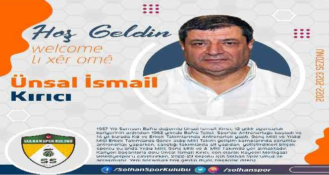 Solhan Spor Ünsal İsmail Kırıcı ile anlaştı