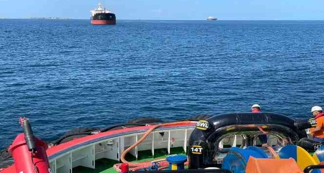 Çanakkale Boğazı’nda arızalanan tanker gemisi kurtarıldı