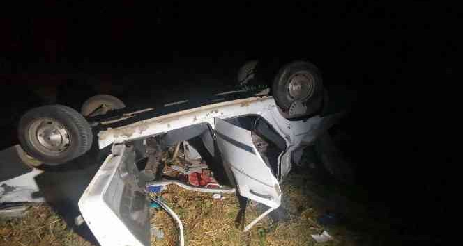 Tokat’ta otomobil tarlaya uçtu: 8 yaralı