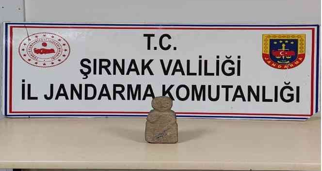 Şırnak’ta Neolitik Döneme ait heykel ele geçirildi