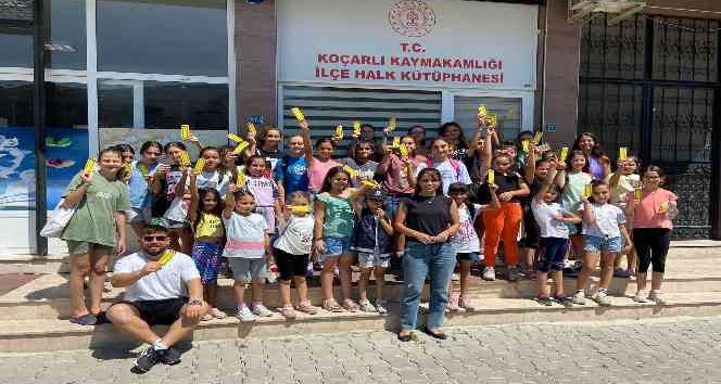 Koçarlı’da ’Kütüphanede Dünya Var’ hayata geçirildi