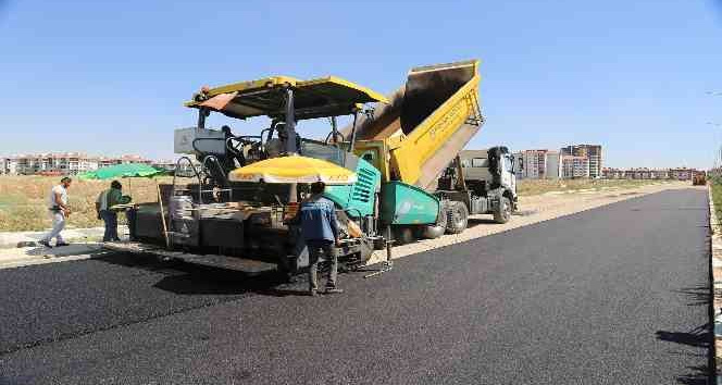 Karaman’da Şehit Muhammed Yalçın Bulvarı asfaltlanıyor
