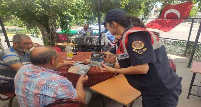 Orman yangınlarına karşı jandarma önlemi