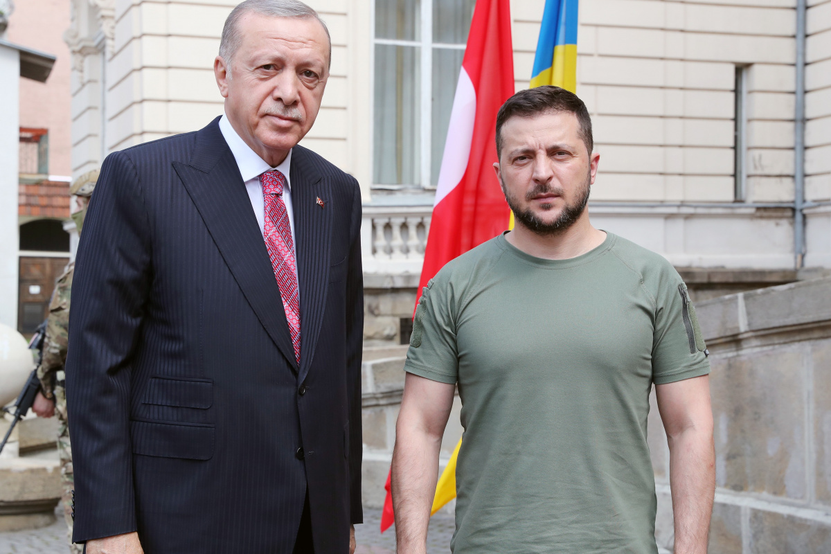 Cumhurbaşkanı Erdoğan, Lviv&#039;de Zelenskiy ile görüştü