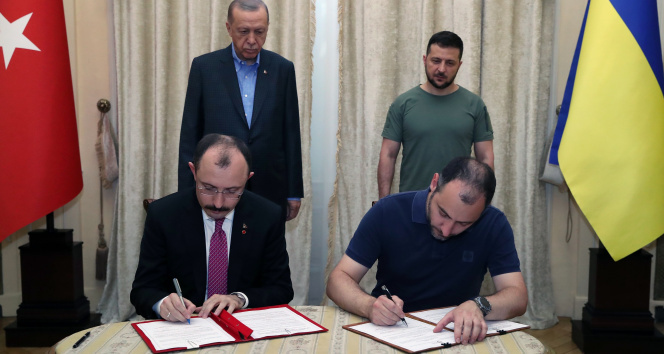 Türkiye ve Ukrayna ortada Altyapı İyileştirmeye İlişkin Mutabakat Zaptı imzalandı