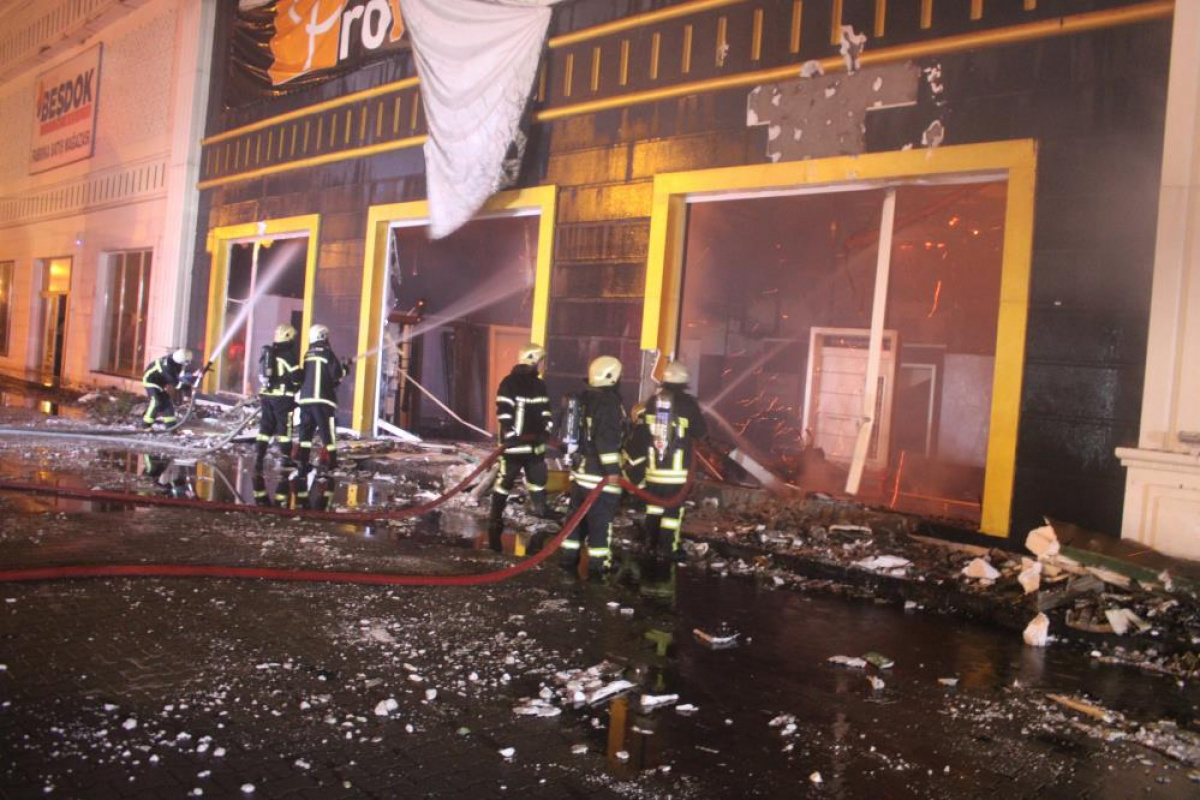 Kayseri&#039;de fabrika yangını