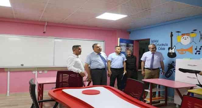 Cizre’de okullarda inceleme yapıldı