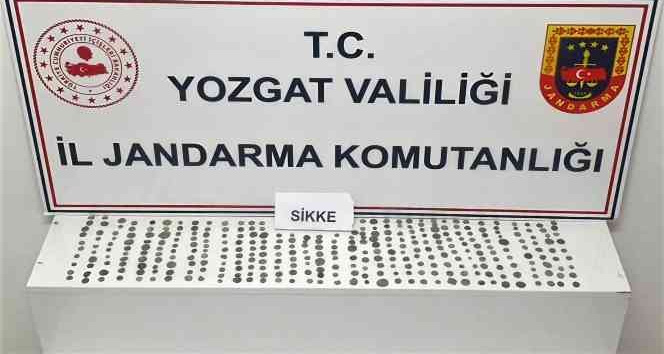 Yozgat’ta 327 sikke ele geçirildi
