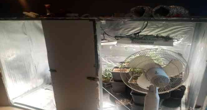 Uyuşturucu madde üretmek için kurulan sistem ekipleri şaşırttı