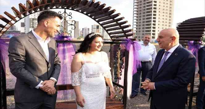 Keçiören’de lavanta ve gül bahçesi çekim platosu açıldı