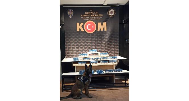 Iğdır’da 288 paket kaçak sigara ele geçirildi