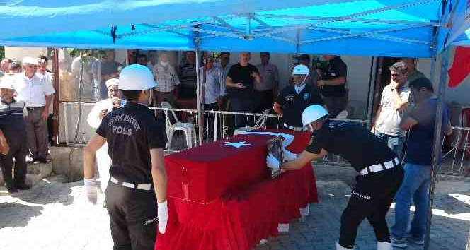 Mardin’deki kazada şehit olan polis Yahya Ergin Çanakkale’de toprağa verildi
