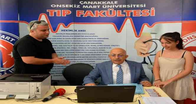 ÇOMÜ’de ilk kayıt töreni düzenlendi