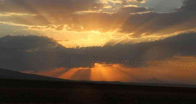 Iğdır’da gün batımı nefes kesti
