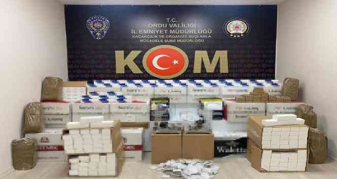 Ordu’da kaçak tütün operasyonu
