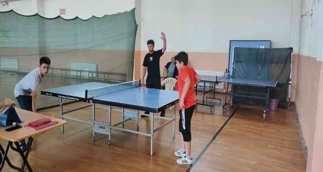 Gönen’de çocuklar Kuran kursu sonu spor yaptılar