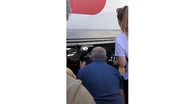 Yalova’da tırın altında kalan yaşlı kadın yaralandı