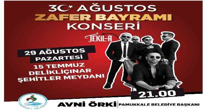 Pamukkale Belediyesinden Zafer Bayramı konseri