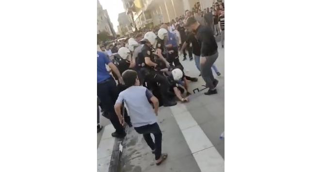 Silopi’de taciz iddiası ortalığı savaş alanına çevirdi, linç girişimini polis önledi