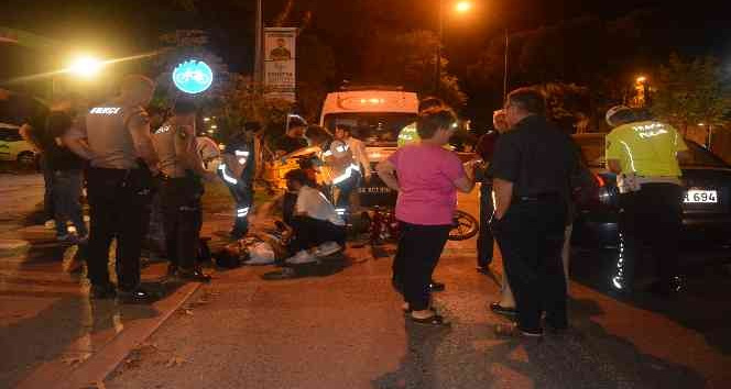 Ordu’da motosiklet ile otomobil kafa kafaya çarpıştı: 1 yaralı
