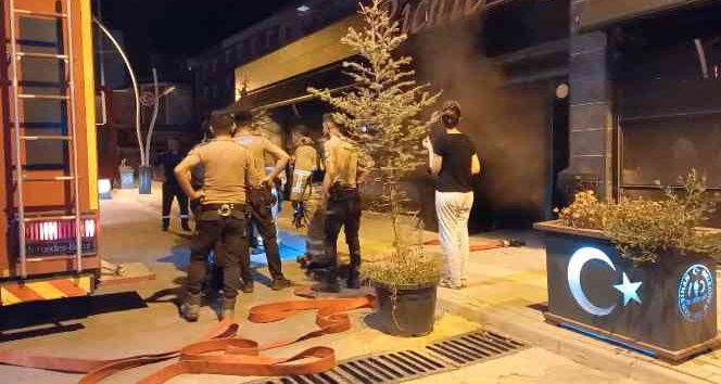 Kırıkkale’de kafe yangını