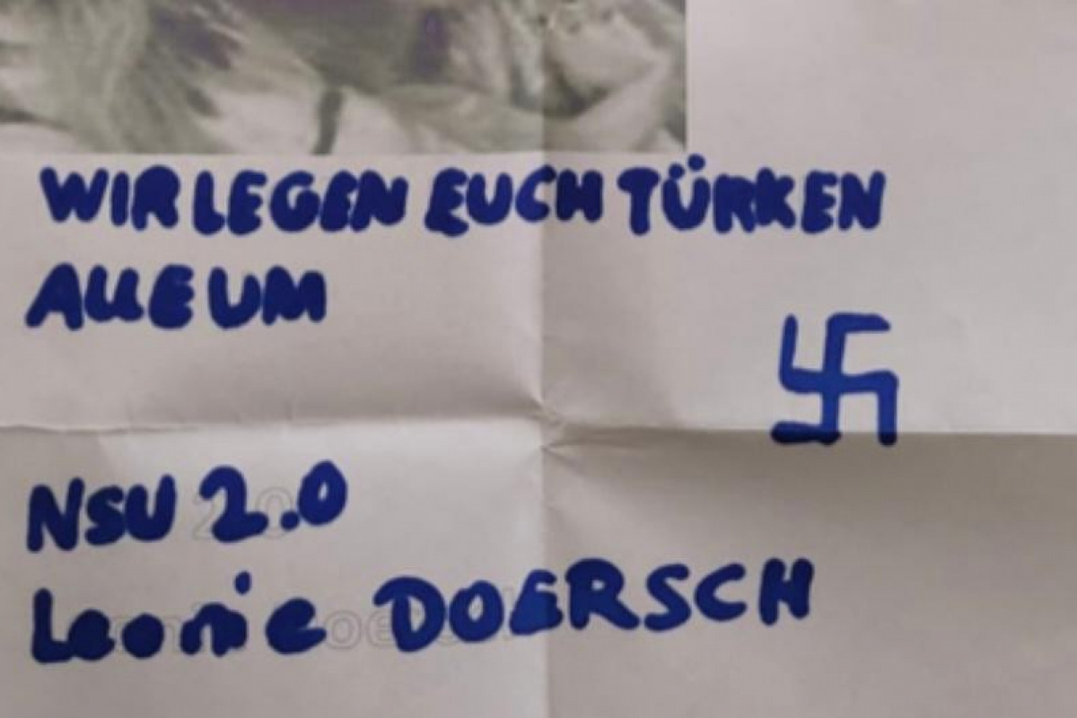 Almanya&#039;da camiye ırkçı tehdit mektubu