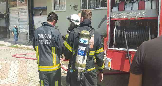 Yalova’da kazan dairesi yangını