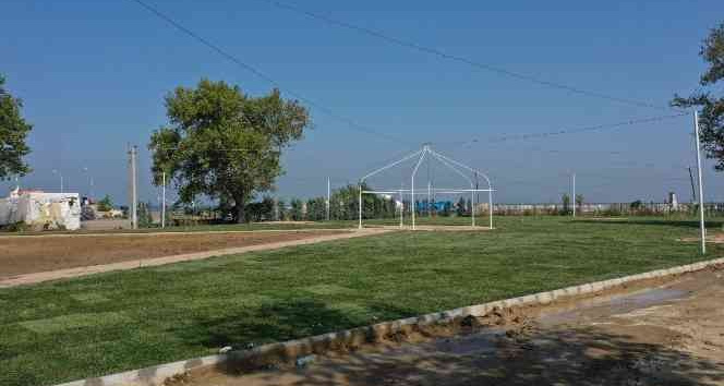 Kır düğün salonu için çalışmalar adım adım ilerliyor