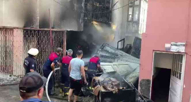 Tokat’ta korkutan yangın