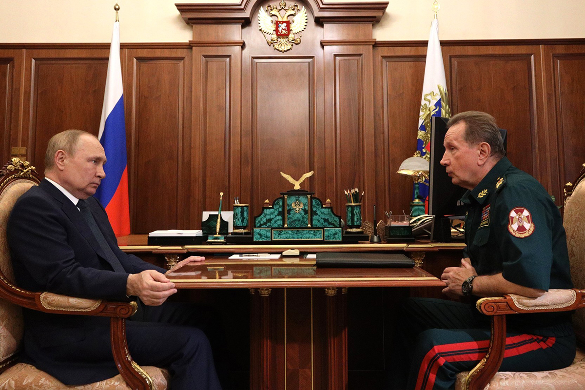 Putin, Rusya Ulusal Muhafızları&#039;nın Komutanı Zolotov ile görüştü