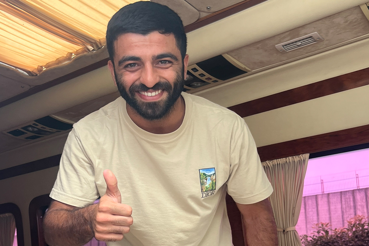 Trabzonspor'un yeni transferi Umut Bozok kente geldi